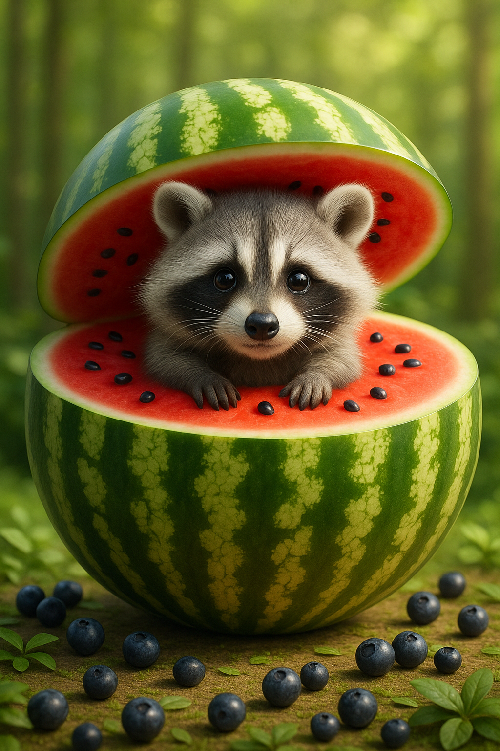 Raccooni Watermelunni